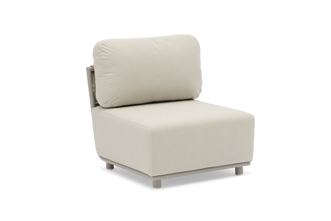 HUG armless chair